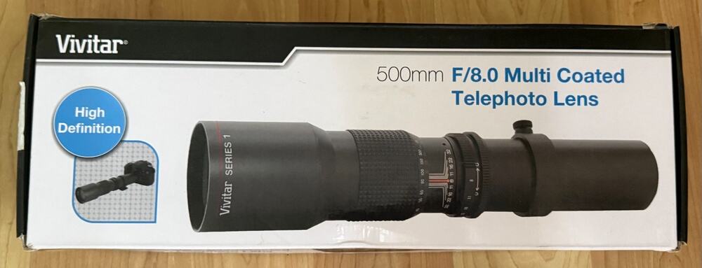 Vivitar Series 1 500mm f/8.0 Lens (V-500-PRE)